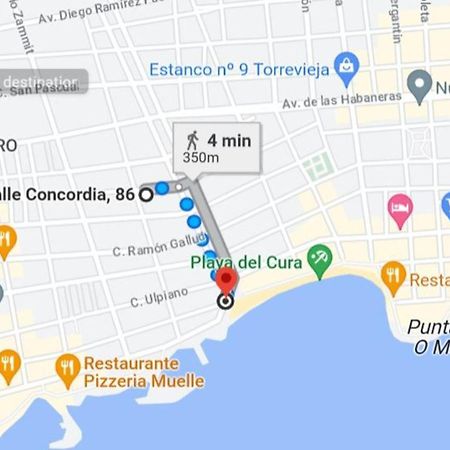 Calle Concordia 86, Two Bedroom Apartment, Up To 6 Guests, Near Del Cura Beach,Supermarket Mercadona And Central Bus Station Torrevieja Exterior foto